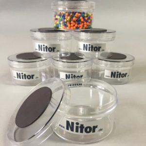 Nadeldose leer, mit Magnet